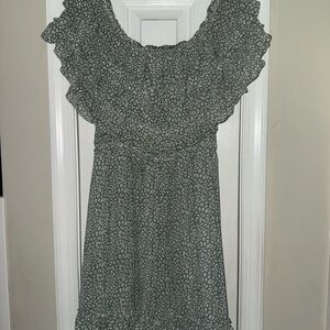 Newbury Kustom Floral Ruffle Dress